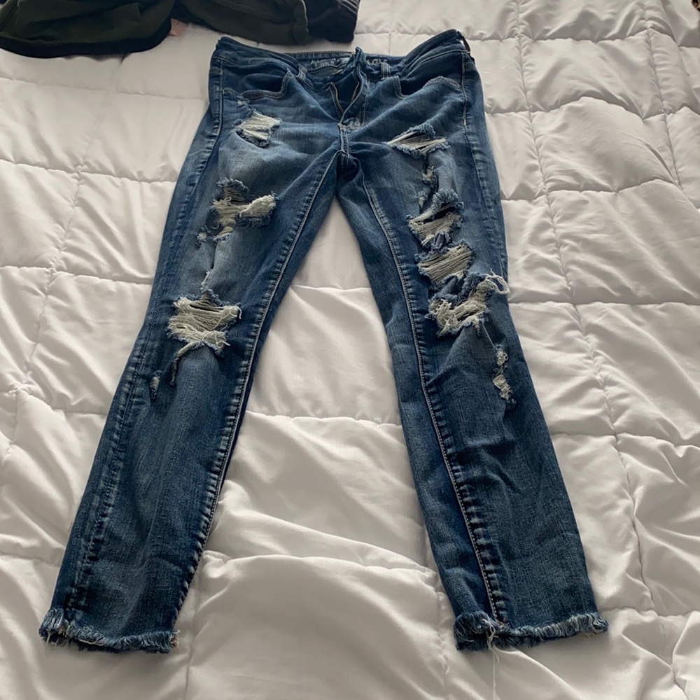 New condition American eagle jeans! 6 short